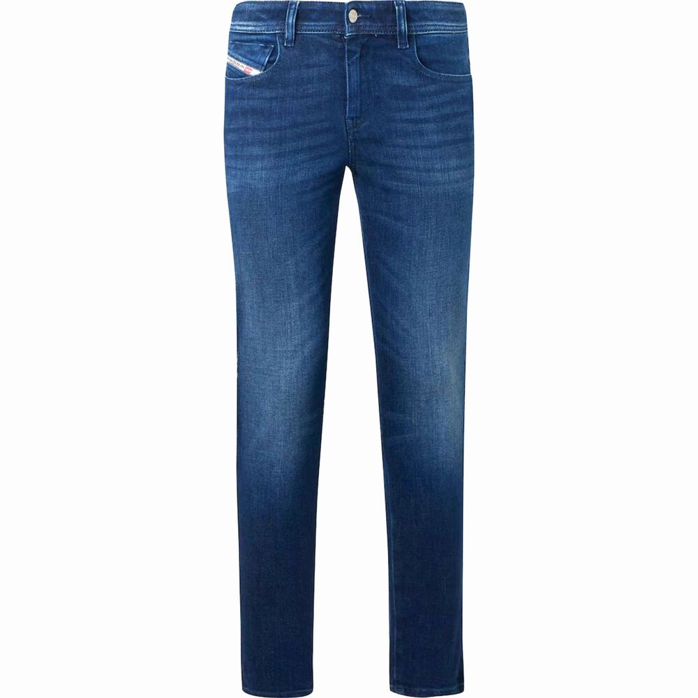 Diesel Jeans 2017 Slandy 5 Pocket Super Skinny Mid Rise Blue Jeans size 25 26"